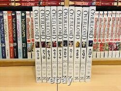 OVERLORD 1-10 Manga Set Collection Complete Run Volumes ENGLISH RARE