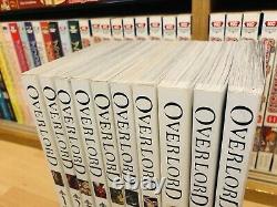 OVERLORD 1-10 Manga Set Collection Complete Run Volumes ENGLISH RARE