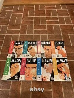 Oldboy Volumes 1-8 English Manga Garon Tsuchiya Complete Series Rare Dark Horse