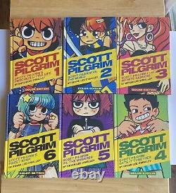 Oni Press Scott Pilgrim Full Color Hardcover Complete Set Volumes 1-6 OoP Rare