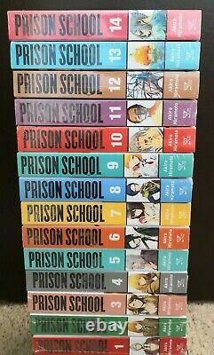 Prison School English Manga Vol 1-14 Complete Set New Sealed