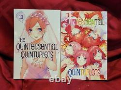 QUINTESSENTIAL QUINTUPLETS Complete Set (2021) Negi Haruba, Kodansha Comics