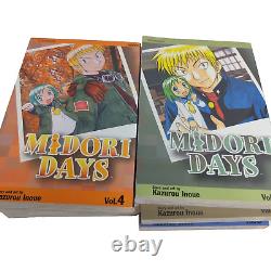 RARE Midori Days Manga English Volumes Lot Complete Volumes 1-8 Kazurou VIZ MED