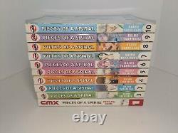 RARE Pieces of a Spiral Vol 1-10 COMPLETE Kaimu Tachibana English Manga CMX OOP