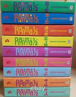Ranma 1/2 1-38 2 in1 Books English Manga 19 books English Brand new complete set