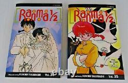 Ranma 1/2 Graphic Novel Manga Near Complete Set 2 4-36 English Takahashi