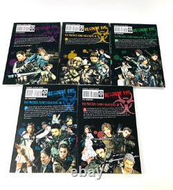Resident Evil The Marhawa Desire Volumes 1-5 Complete Set English Manga OOP