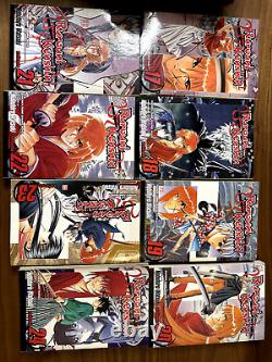 Rurouni Kenshin Volumes 1-28 Complete English Manga Set Viz FREE SHIPPING