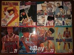 Slam Dunk Manga Volume 1-31 Complete English Great Condition