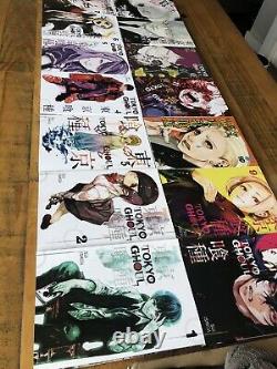 TOKYO GHOUL 1-14 Manga Set Collection Complete Run Volumes ENGLISH RARE