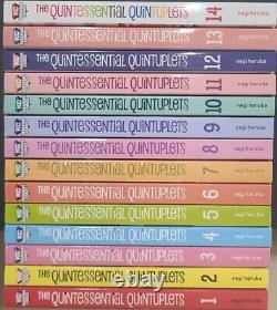 The Quintessential Quintuplets English Manga Vol. 1-14 Complete set brand new