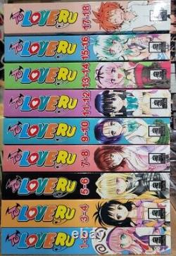 To Love Ru English Manga Complete Set 1-9 Omnibus Series 2in1 Covers 1-18