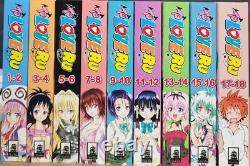 To Love Ru English Manga Complete Set 1-9 Omnibus Series 2in1 Covers 1-18