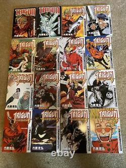 Trigun Maximum 1 14 Complete Set + Trigun 1 2 English Manga Dark Horse OOP