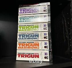 Trigun Maximum Omnibus English Manga Complete Set SIGNED! With Multiple Bullets