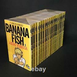 USED BANANA FISH Akimi Yoshida vol. 1-19 Complete set Comics Manga JAPANESE