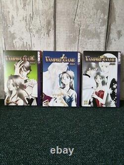 VAMPIRE GAME 1-15 Manga Set Collection Complete Run Volumes ENGLISH RARE