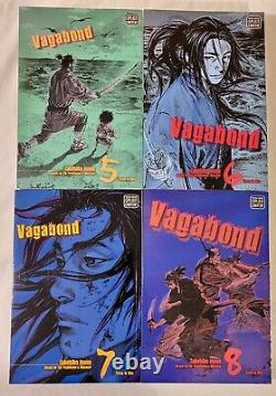 Vagabond Vizbig Manga Volumes 1-12 Complete Set Good Condition English