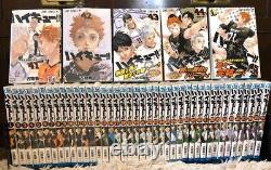 Ver? NEW Haikyu! Vol. 1-45 Complete Full Set Japanese Manga Comics