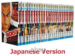 WORST vol. 1-33 Japanese Complete Set Manga Akitashoten Hiroshi Takahashi