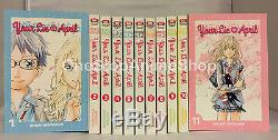 Your Lie in April Vol. 1 11 English Manga Graphic Novel New Shojo complete