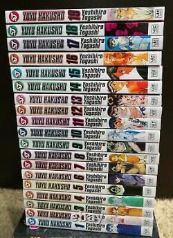 YuYu Hakusho Volume 1-19 Manga English Set Complete NEW RARE