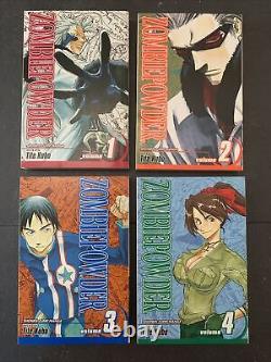 ZOMBIE POWDER Manga Complete Set Vol. 1-4 English 1st Printing OOP Exc Cond
